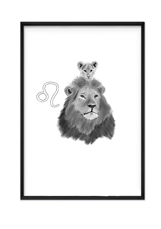 Download and print out the Leo Zodiac